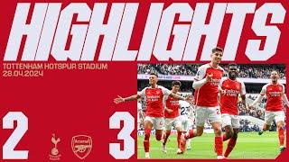 HIGHLIGHTS | Tottenham Hotspur vs Arsenal (2-3) | Saka, Havertz | Derby day delight!