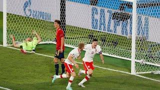 Spain vs  Poland score Morata scores and struggles as Lewandowski rescue