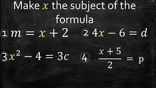 Changing the subject of the formula ||NSSCO