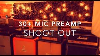 Mic Preamp Shoot Out I WORLDS LARGEST I Shred Shed