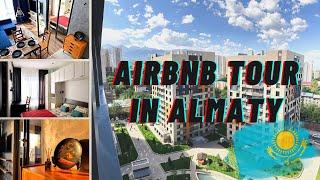 AMAZING AIRBNB IN ALMATY KAZAKHSTAN | Airbnb Tour | Walking The Neighbourhood | Magnum Grocery Store