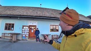 A calm evening walk in a magical village  Slovakia vlog