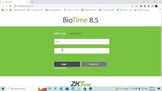 ZKTeco Biotime 8.5 Installation | Adding device on Biotime