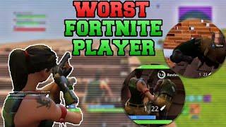 HAD TO CARRY THE WORST FORTNITE PLAYER EVER!! DID WE STILL WIN??