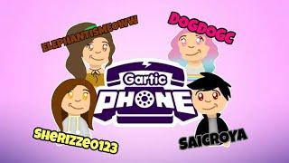 Playing Gartic Phone w/ Elephantismeow, Dogdogc, and Sherizze0123 | Saicroya