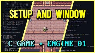How to make a GAME ENGINE | SDL2 Setup and Window | C Game + Engine From Scratch 01