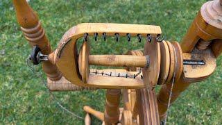 Vintage Castle Spinning Wheel