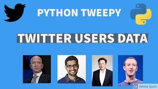 Scrape Users Tweets | Data with Python Tweepy | Tweepy Tutorial