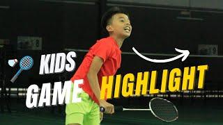 Game Highlight - Badminton Tournament boys single 10 years old