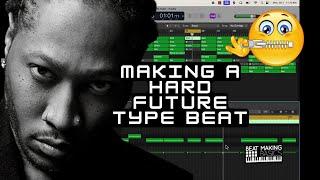 MAKING A HARD FUTURE TYPE BEAT IN LOGIC PRO X - SILENT COOK UP!