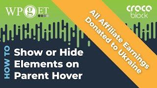 CSS Show or hide on Hover Parent