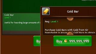 Arcane Legends Buying a Gold Bar