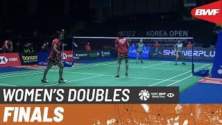 Korea Open Badminton Championships 2022 | Aimsaard/Aimsaard (THA) vs Jeong/Kim (KOR) [2] | Finals