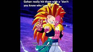 They don’t call Gohan the ultimate Crashout at the end of Z for no reason  #dbz #sparkingzero