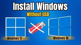 Say BYE to USB! Install Windows Without Bootable USB (2024 NEW*)
