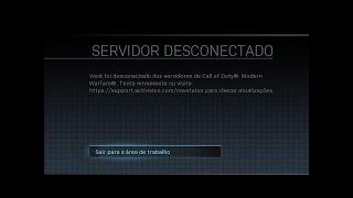 SERVIDOR DESCONECTADO resolvido no cod WARZONE - 2021 season 2