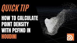 Quick Tip - How to Calculate Point Density with pcfind in Houdini