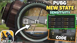 This SENSITIVITY will make you Hacker  | pubg new state ipad sensitivity | PUBG NEW STATE CODE