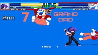 NICK54222 MUGEN: Reiko Haga (me) VS SSB Grand Dad