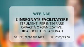 L'INSEGNANTE FACILITATORE