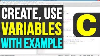 Variables Declaration and Usage in C Programming | Video Tutorial