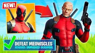 UNLOCKING DEADPOOL UNMASKED! (Fortnite Battle Royale)