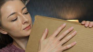 ASMR Sleepy Cardboard Sounds | Rubbing and Drawing Soothing White Noise for Sleep (No Talking)