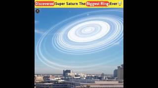 शनि ग्रह से भी बड़े रिंग वाला ग्रह  | Super Saturn | #shorts #spacefacts