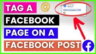 How To Tag A Facebook Page In A Facebook post? [in 2024]