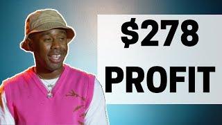 How I Made $278 Profit on Tyler, the Creator Ticket Flipping Hub Online Business