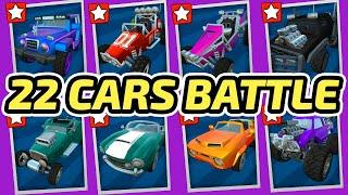 22 CARS Challenge and unlocked | Beach Buggy Racing 2