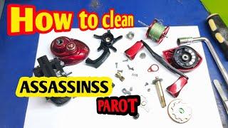 How to Clean ASSASSINSS Casting/How to fishing ,videos fishing