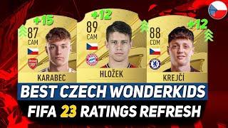 FIFA 23 WONDERKIDS   BEST YOUNG CZECH TALENTS ON CAREER MODE! ft.HLOŽEK,KARABEC,KREJČÍ...etc