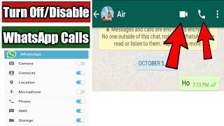 How To Turn Off WhatsApp Calls | Disable WhatsApp Calls