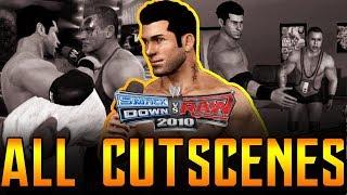 WWE Smackdown Vs Raw 2010 - ALL CUT SCENES - Road To Wrestlemania (Custom Character)