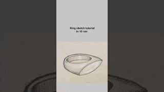 ring sketch tutorial #design #Jewerlymaking #Easysketch #diy #jewelry #satisfying #easydrawing #ring