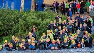 Swim the Arctic Circle: Open water swimming competition: Torne Tornio River Pello Övertorneå Lapland