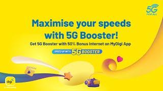 Maximise your Internet speed with 5G Booster!
