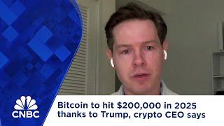 Bitcoin to hit $200,000 in 2025 thanks to Trump, crypto CEO says