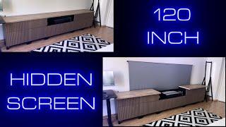 Hidden 120 inch Motorized Vividstorms S PRO SCREEN