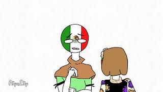 Say dada meme (countryhumans) Rusia & México.