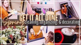 2022 SPRING CLEAN AND DECORATE WITH ME | ULTIMATE CLEANING MOTIVATION | Brianne Walter Homemaking