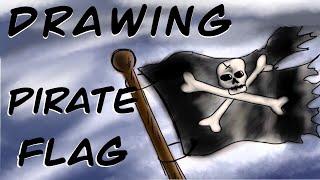 drawing a pirate flag