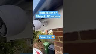 Installation of Ubiquiti Unifi G5 camera #ubiquiti #cctv  #unifiprotect