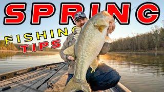 Early Spring Bass Fishing! Building Patterns To Catch More Fish!