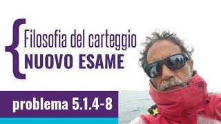 CARTEGGIO problema 5.1.4-8 del NUOVO ESAME PATENTE NAUTICA