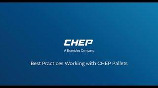 Best Practices Working with CHEP Pallets