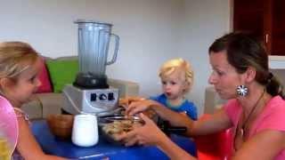 Raw Ice Cream For Kids Using Optimum Blender