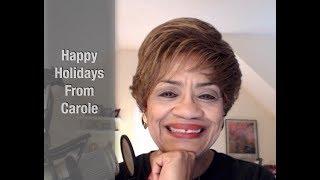 Special 2017 Holiday Greetings From Carole Copeland Thomas