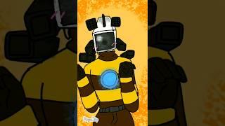 bumble bee meme animation​ft. Titan​cameramen, Titan​speak​er​men​#memeanimation​#fanart